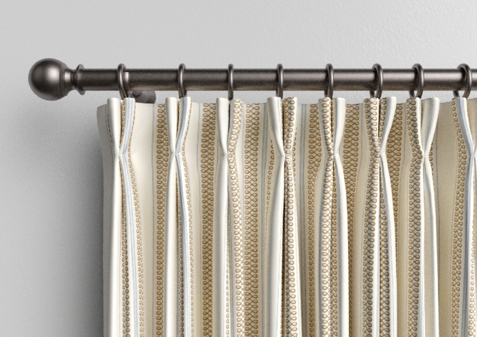 Noble Stripe, Rye - Made to Measure Curtains - Image 10